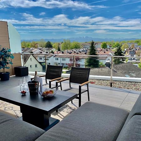 Penthouse Apartment Mit Alpenblick فريدريشسهافن المظهر الخارجي الصورة