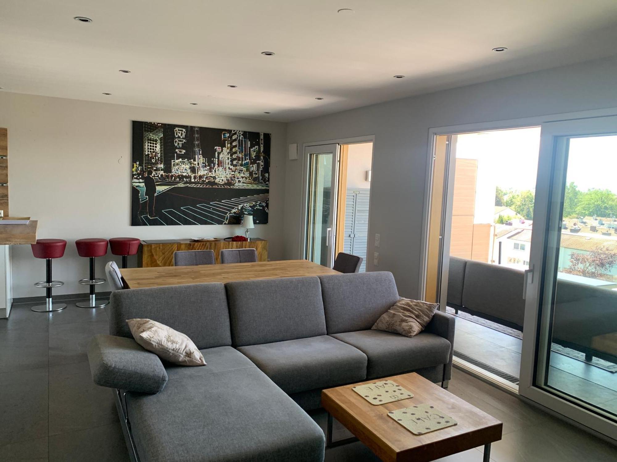 Penthouse Apartment Mit Alpenblick فريدريشسهافن المظهر الخارجي الصورة